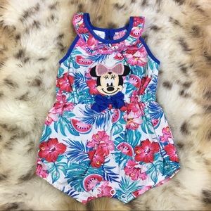 Minnie Mouse Hawaiian Romper